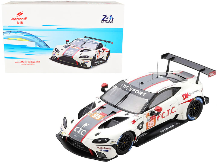 Aston Martin Vantage AMR #95 John Hartshorne - Oliver Hancock - Ross Gunn "TF Sport" 24 Hours of Le Mans (2021) 1/18 Model Car by Spark-0