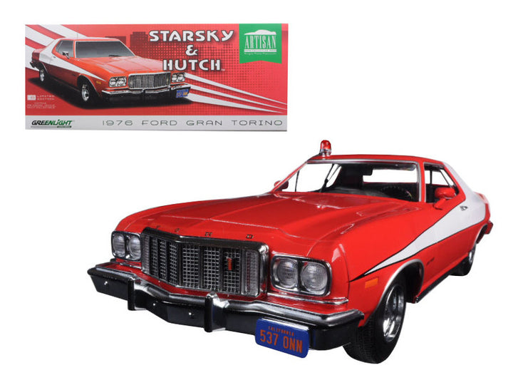 1976 Ford Gran Torino "Starsky and Hutch" (TV Series 1975-79) 1/18 Diecast Model Car by Greenlight-0