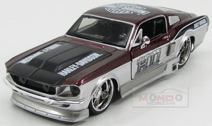Harley Davidson Themed Vehicles 1:24 Scale Diecast Models- By Maisto 1967 Ford Mustang GT