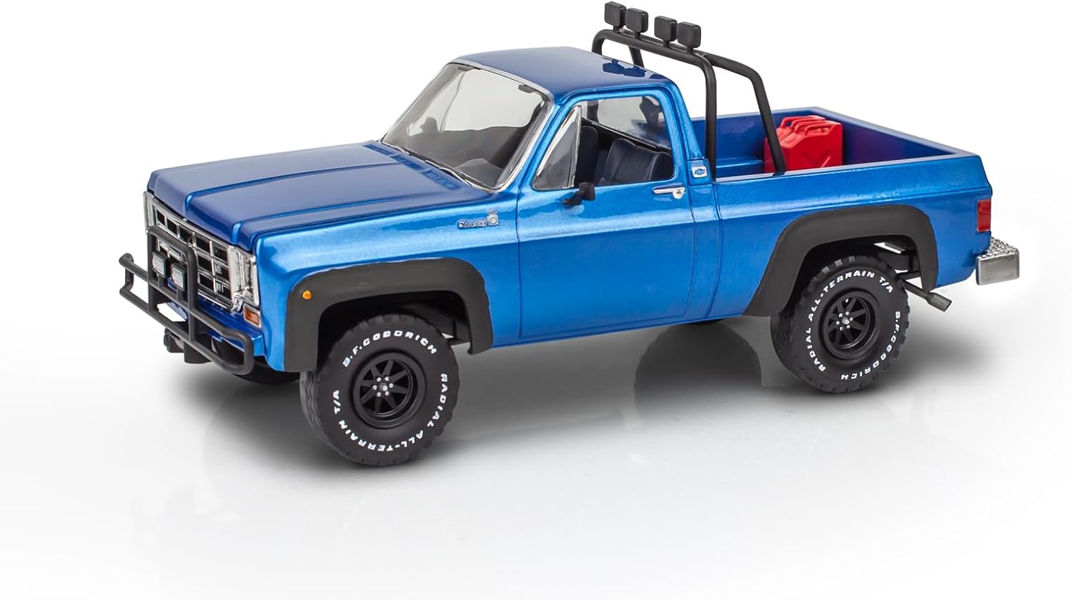 1978 Chevrolet Off-Road 4x4 Pickup Truck and "Malibu Grand Prix" Virage with Trailer "Fantasy Formula" 1/25 Scale Level 3 Model Kit by Revell