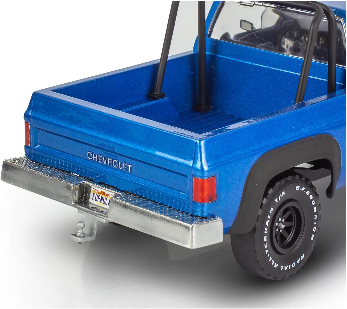 1978 Chevrolet Off-Road 4x4 Pickup Truck and "Malibu Grand Prix" Virage with Trailer "Fantasy Formula" 1/25 Scale Level 3 Model Kit by Revell