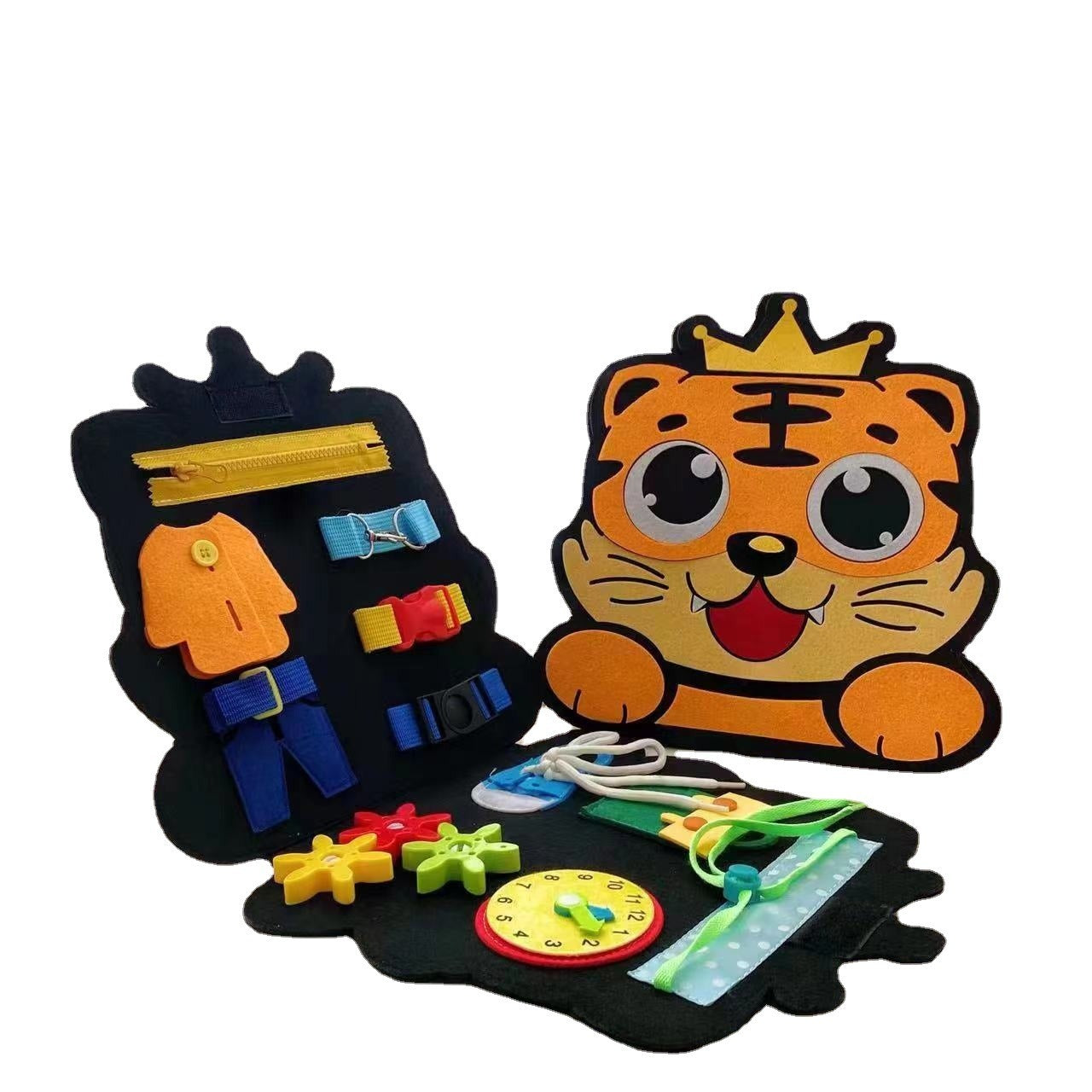 Montessori Felt Learning Board 8