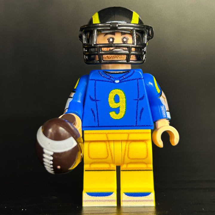 #9 QB LA Football Player Minifig for Lego 2