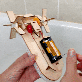 Paddlewheel Boat DIY Kit, Educational STEM Toy 4
