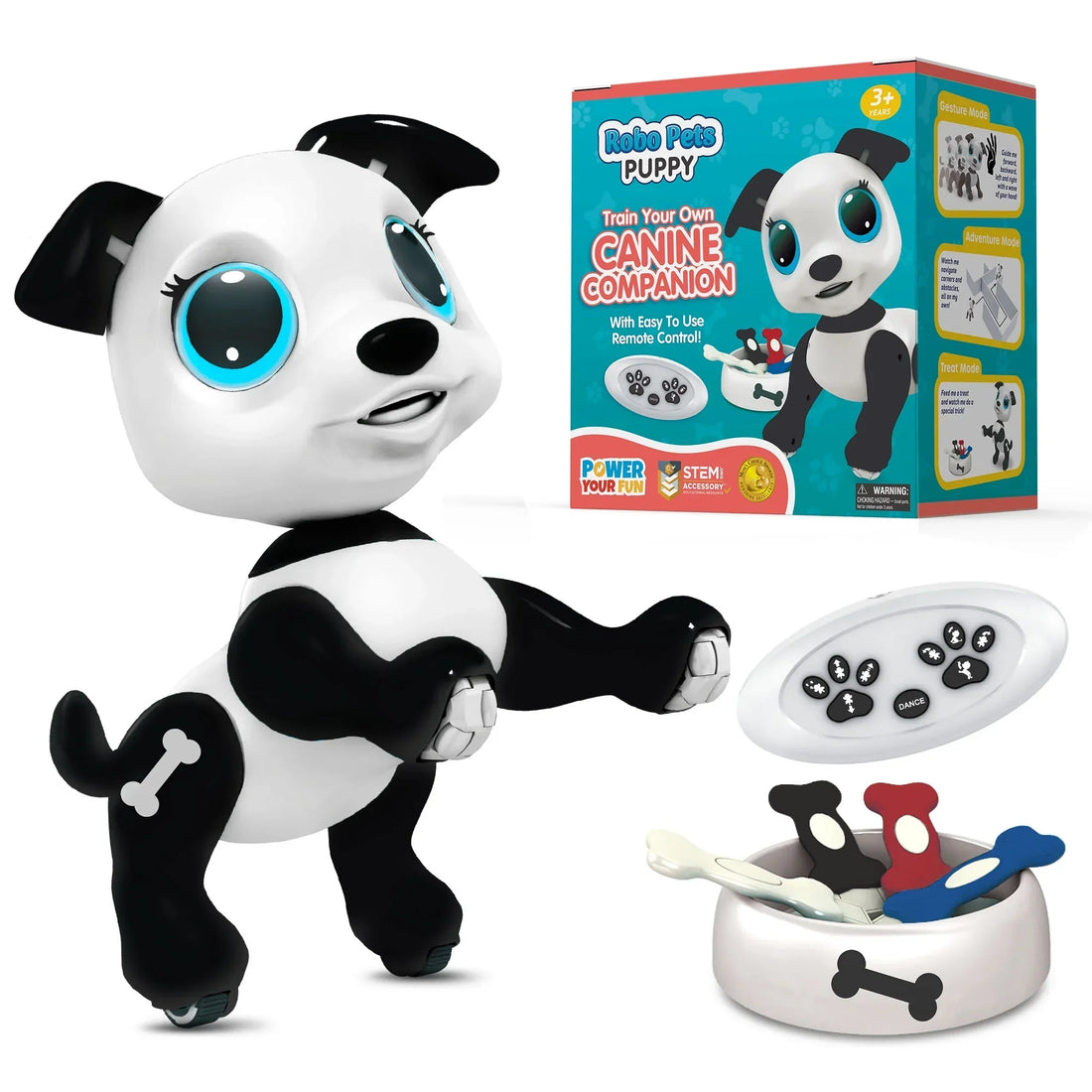 Robo Pets Puppy Toy - Black by USA Toyz 5