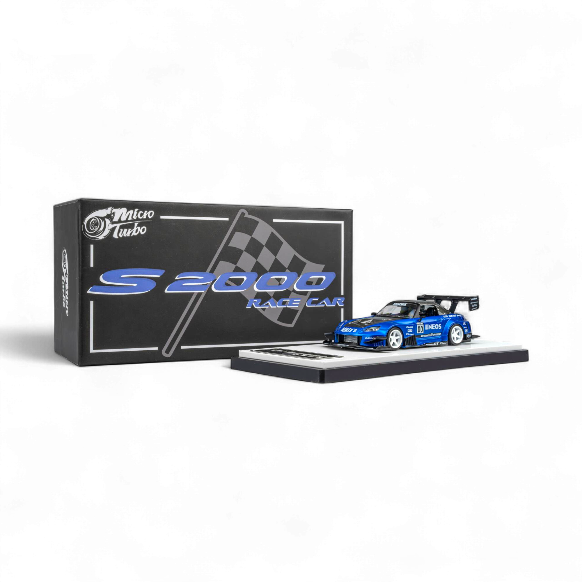 Honda S2000 ENEOS #00 TOP FUEL - Candy Blue 1:64 by MicroTurbo  2