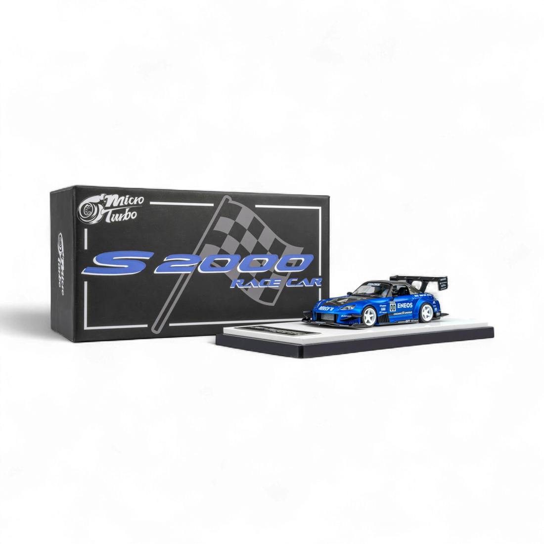 Honda S2000 ENEOS #00 TOP FUEL - Candy Blue 1:64 by MicroTurbo  2