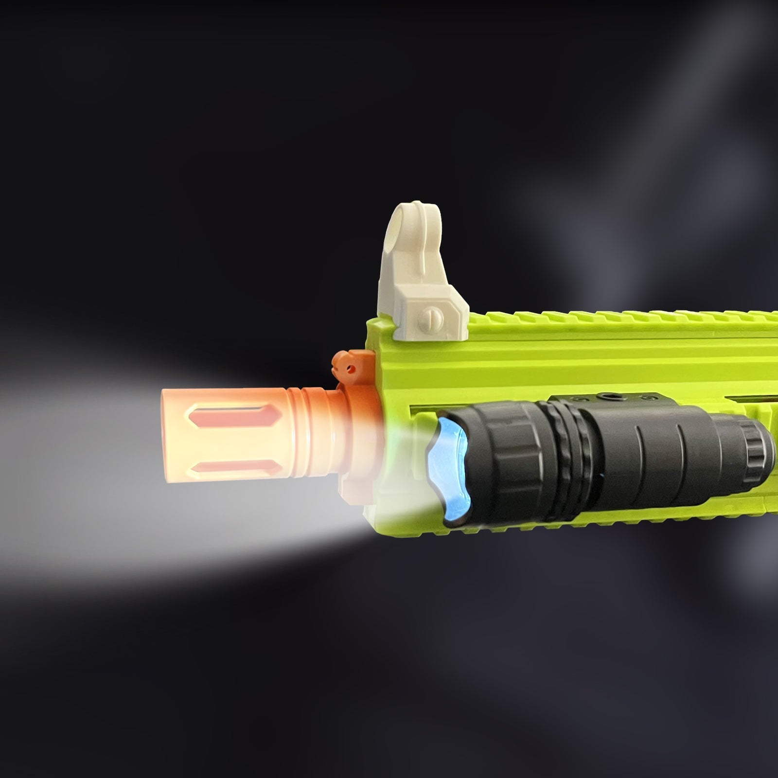 Toy Gun - Accessories with Rails,  Accessories Collection. Infrared Laser, Toy Tactical Flashlight, Scope. 3