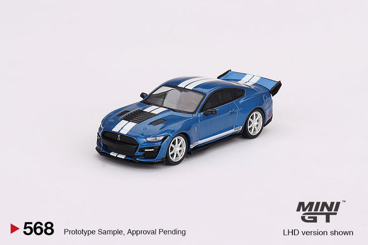 Ford Mustang Shelby GT500 Dragon Snake Concept Ford Performance Blue #568 1:64 MGT00568