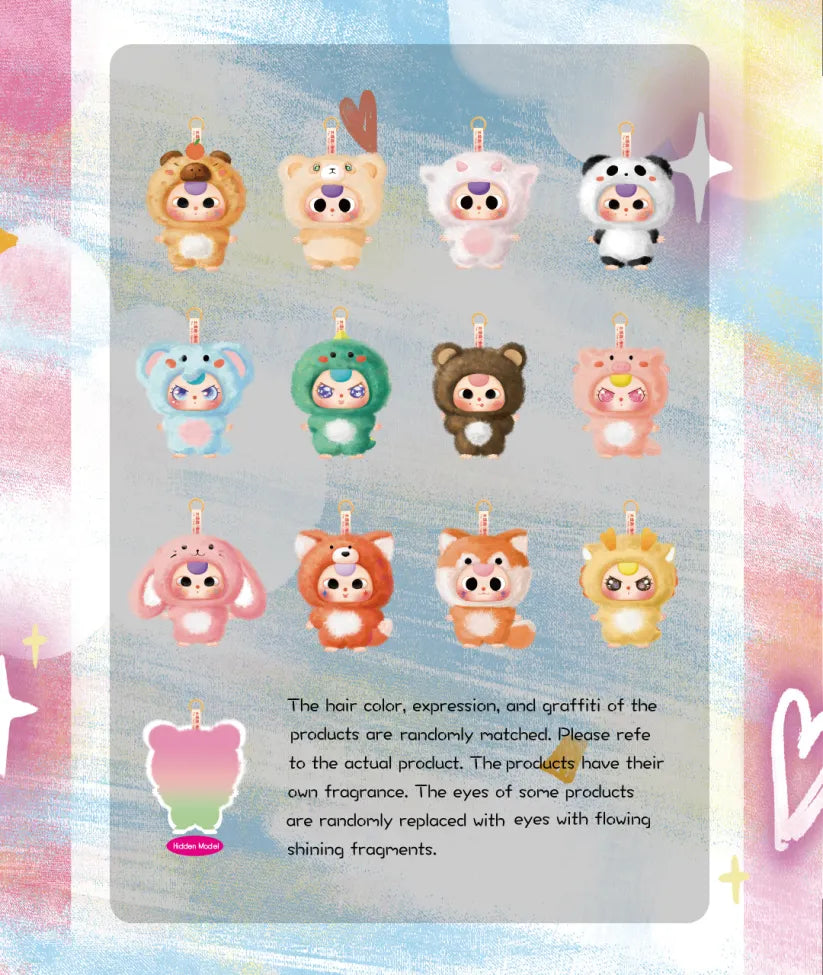 Baby Three Billionaire Cat Plush Series Blind Box 3