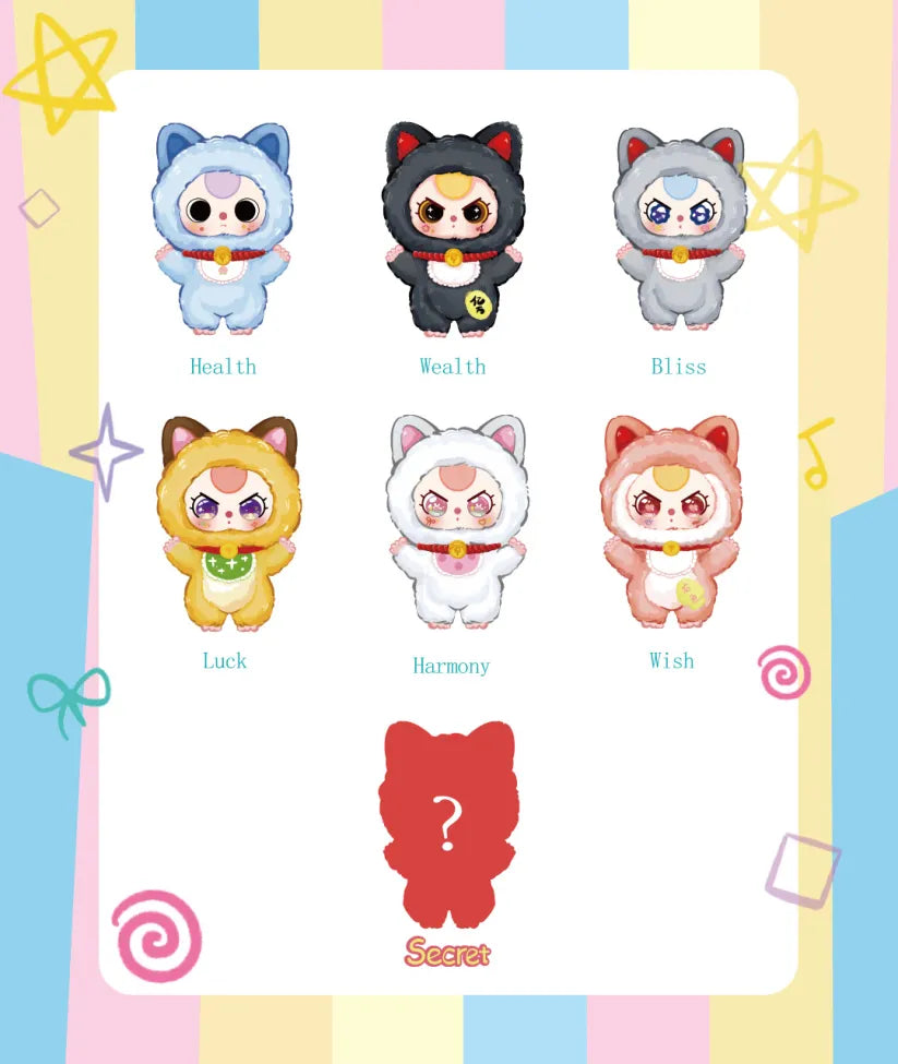 Baby Three Billionaire Cat Plush Series Blind Box 3