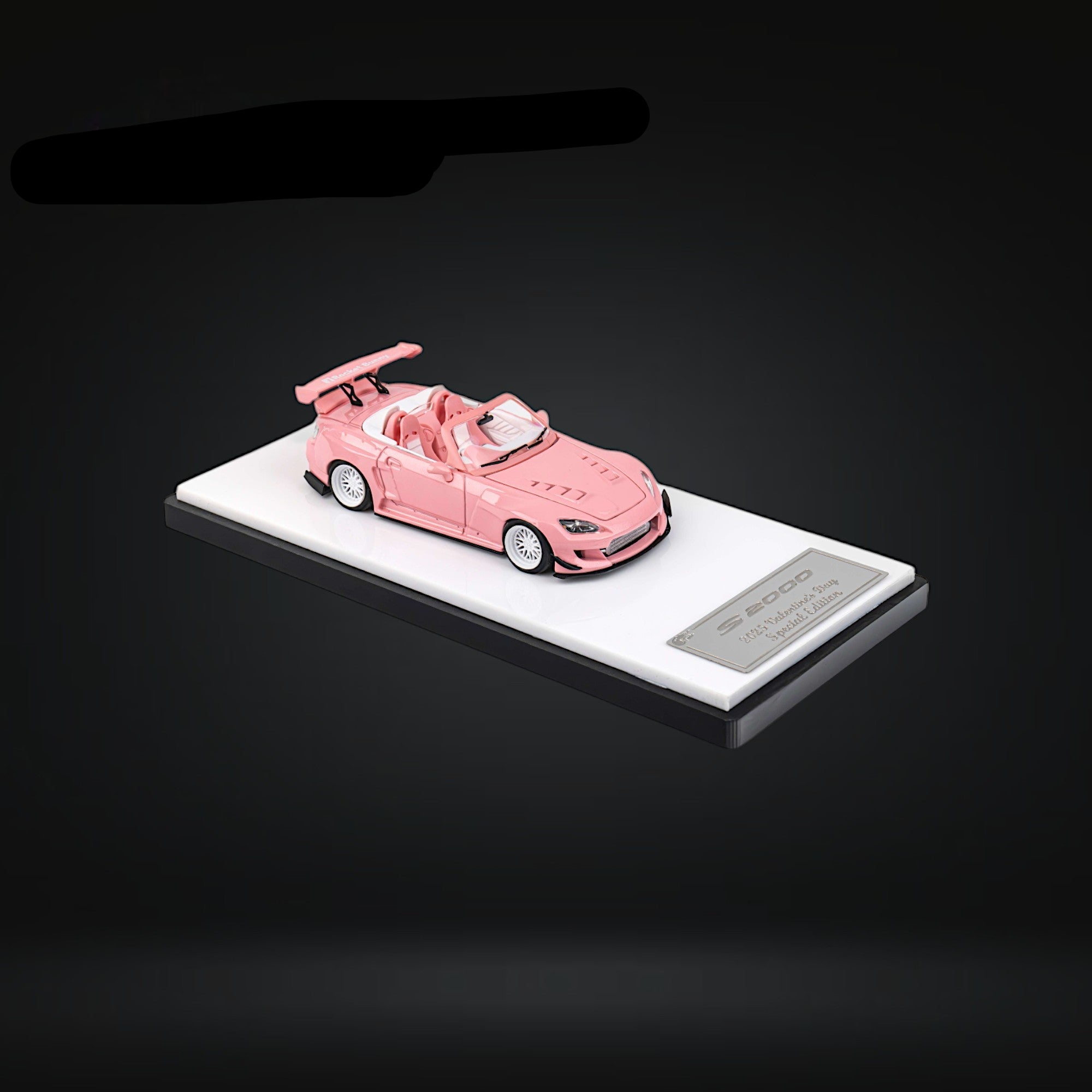 Honda Custom S2000 Rocket Bunny Valentine's Pink 1:64 by Microturbo 3