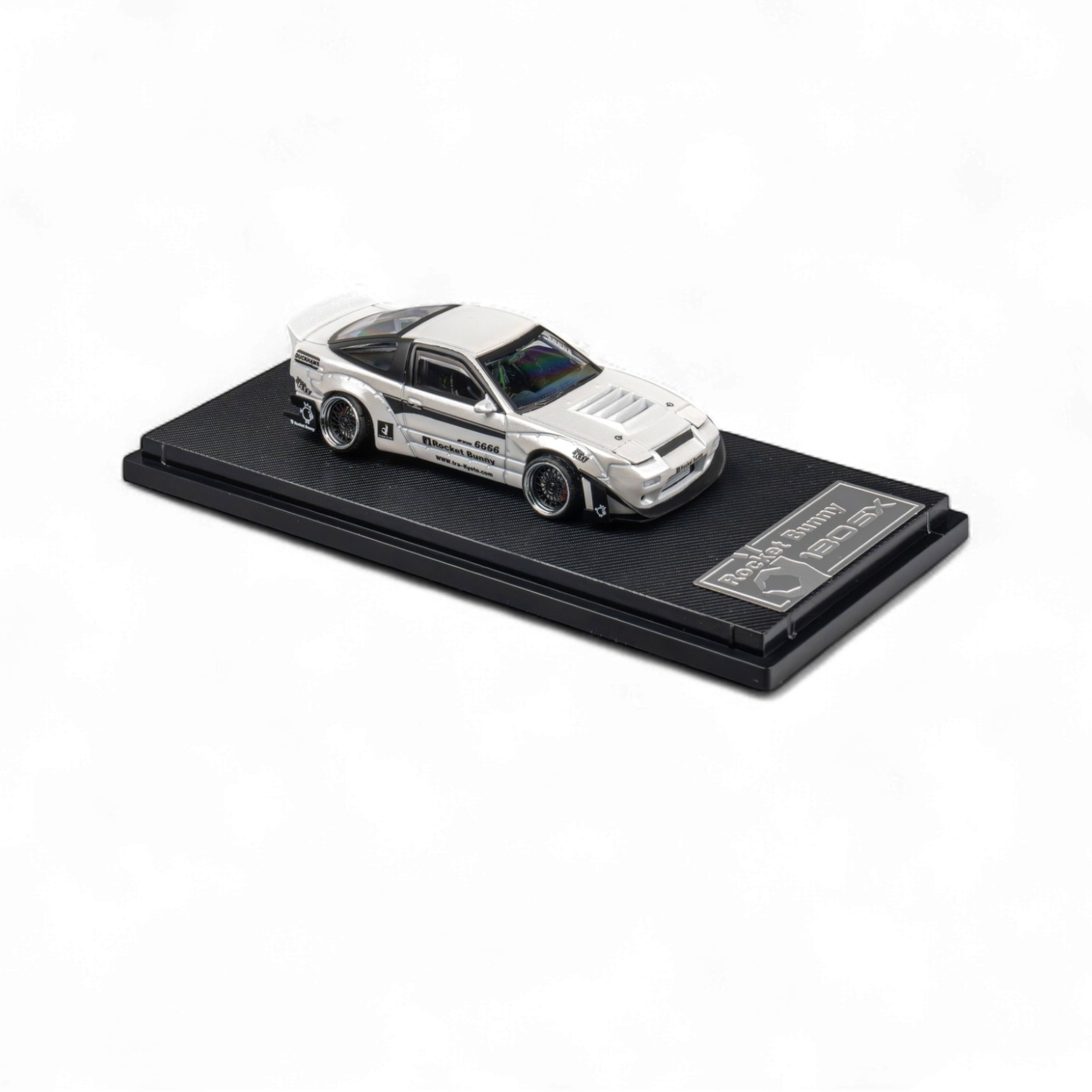 Nissan Custom 180SX - Pandem Rocket Bunny White 1:64 by MicroTurbo 3