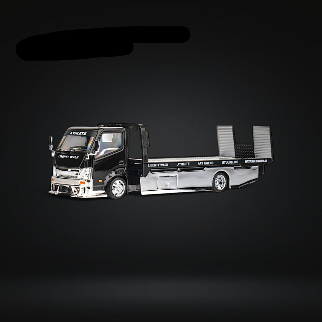 HINO 300 Custom Box Truck AIT Limited Edition Flatbed 1:64 by MicroTurbo  2
