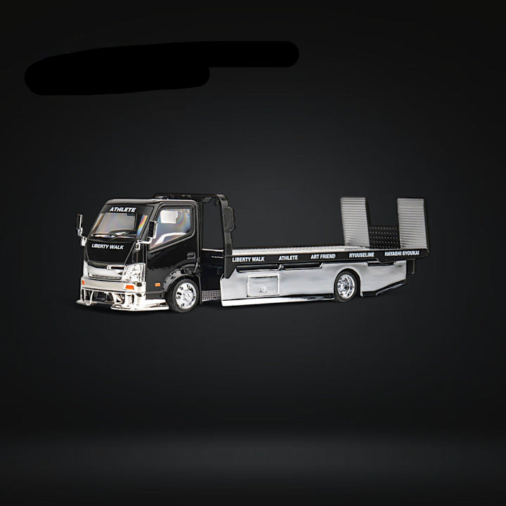 HINO 300 Custom Box Truck AIT Limited Edition Flatbed 1:64 by MicroTurbo  2