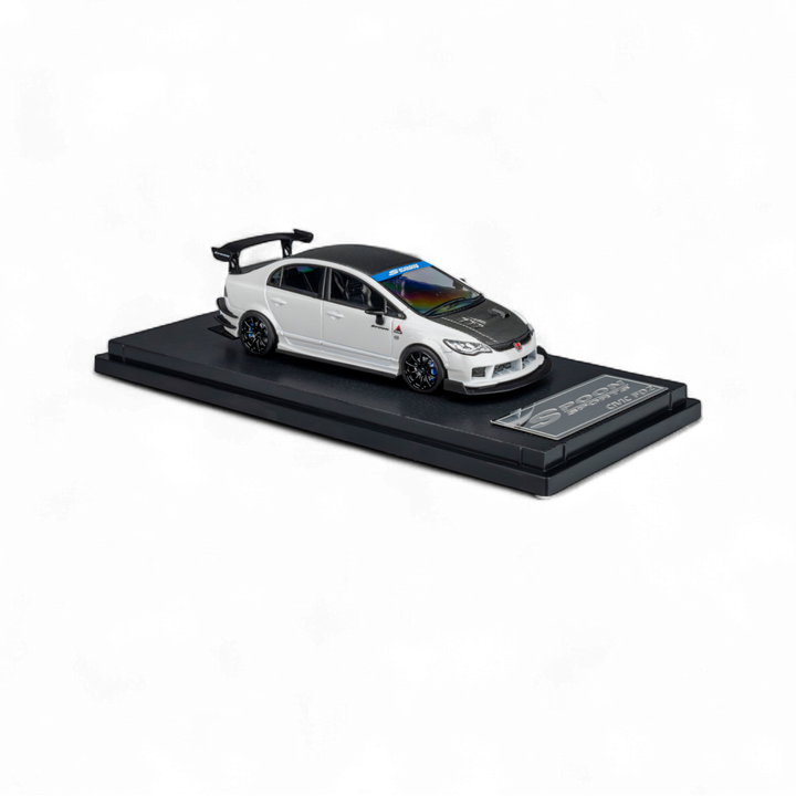 Honda Civic Type R FD2 Spoon Sports - Metallic White 1:64 by Microturbo  2