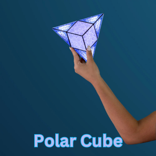 Shashibo Holographic Series - Puzzle cube. Best games of 2023. Polar design cube 2.