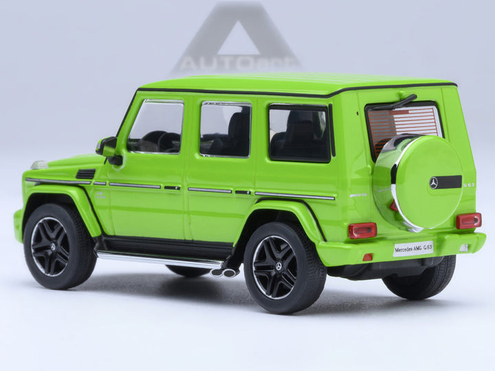 2017 Mercedes-Benz AMG G 63 Alien Green 1/64 Model Car by Autoart-1