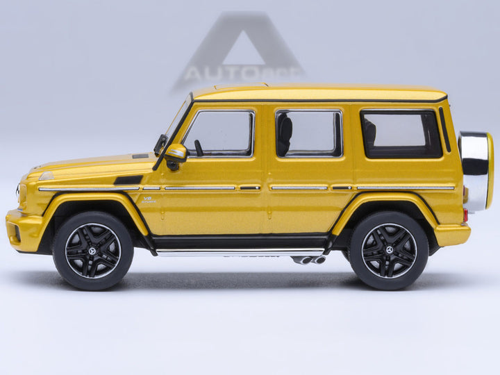 2017 Mercedes-Benz AMG G 63 Solar Beam Yellow 1/64 Model Car by Autoart-0