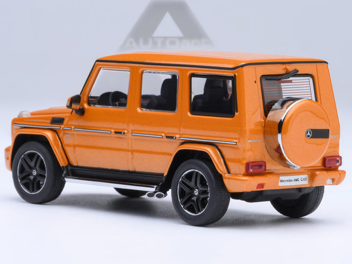 2017 Mercedes-Benz AMG G 63 Sunset Beam Orange 1/64 Model Car by Autoart-1