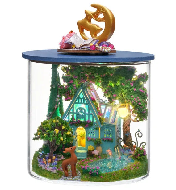 Miniature Wizardi Roombox Kit - Abundant Moment Dollhouse Kit 2
