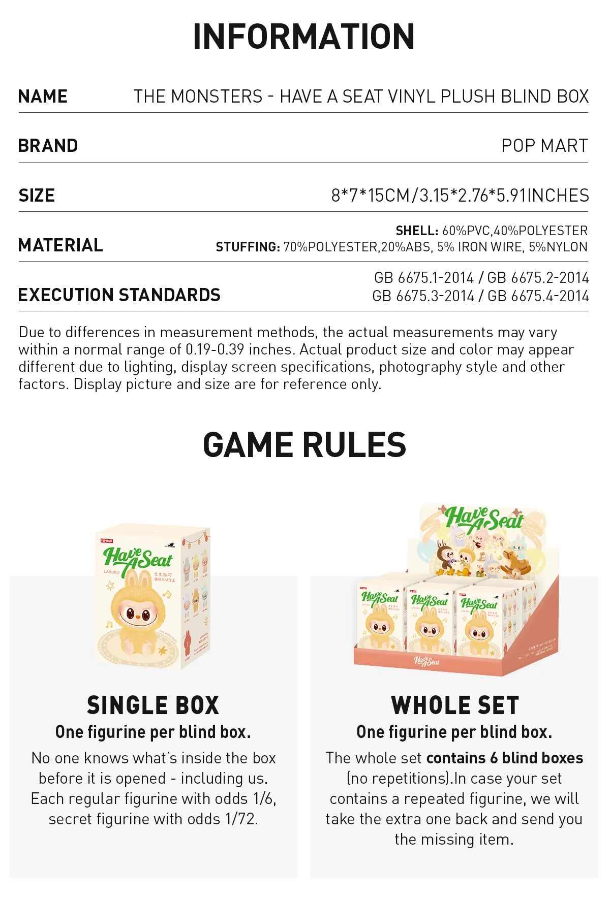 Pop Mart Labubu Have a Seat Blind Box 7