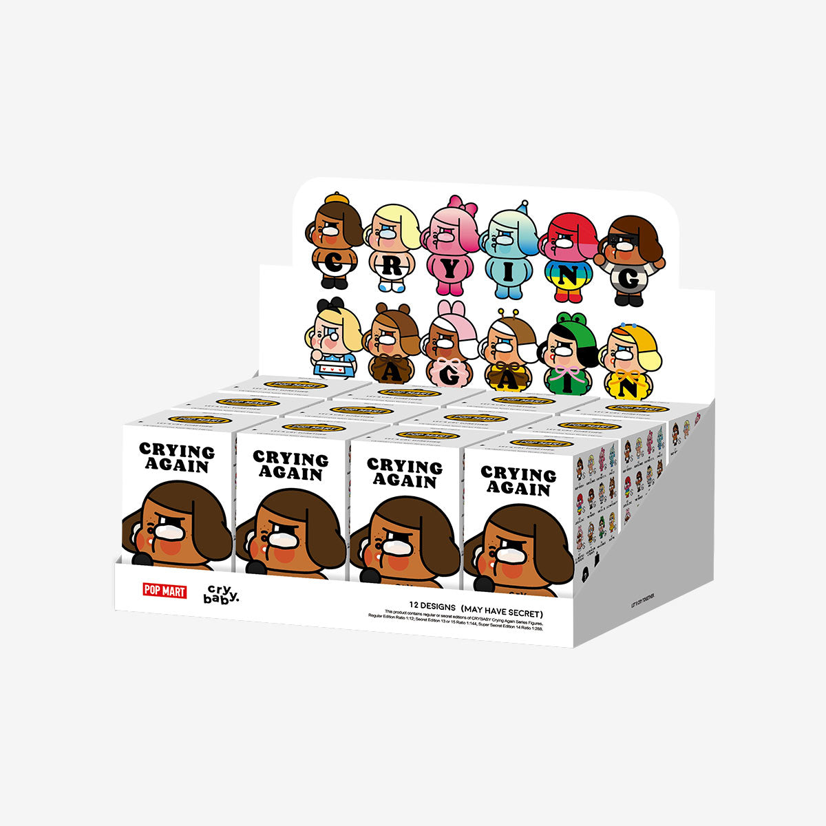 CRYBABY Crying Again Series Figures Blind Box Collectible Toy