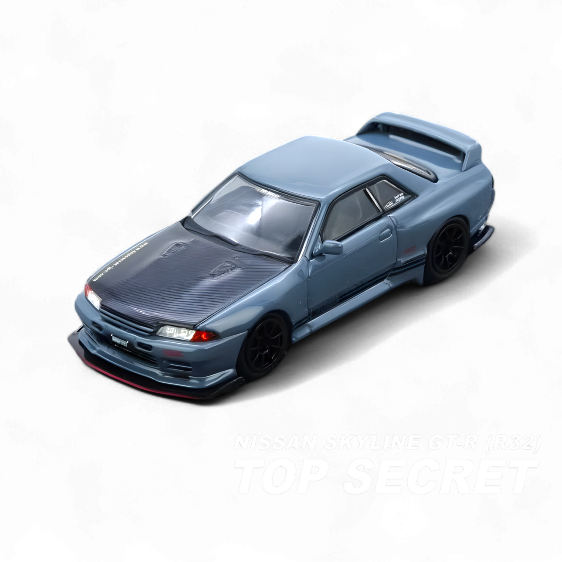 Nissan Skyline TOP SECRET R32 GT-R - Stealth Grey 1/64 by Inno64 