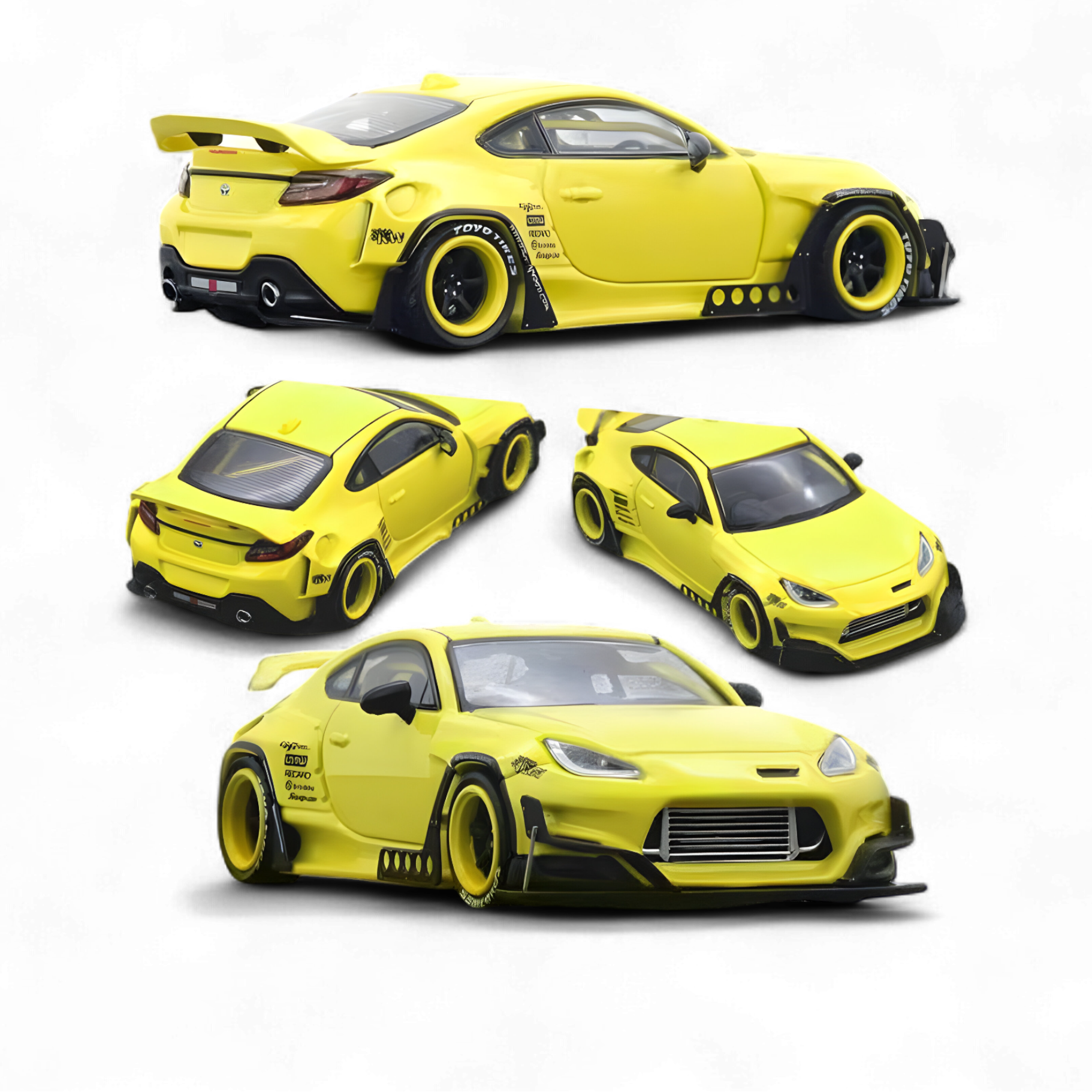 Toyota GR86 Pandem - Yellow 1:64 by INNO64  2