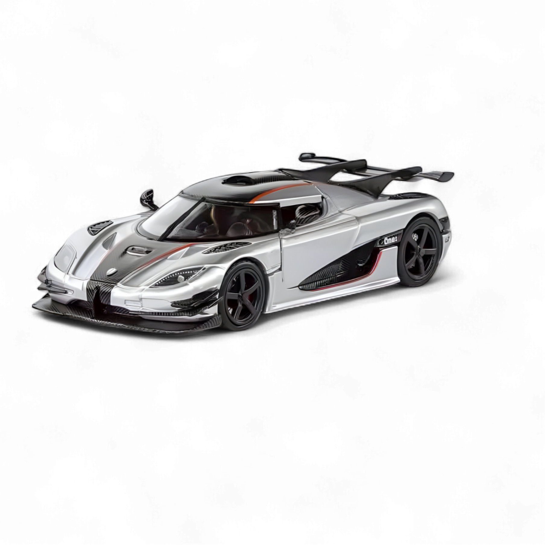 Koenigsegg ONE:1 Silver 1:64 by DEMON KING  4