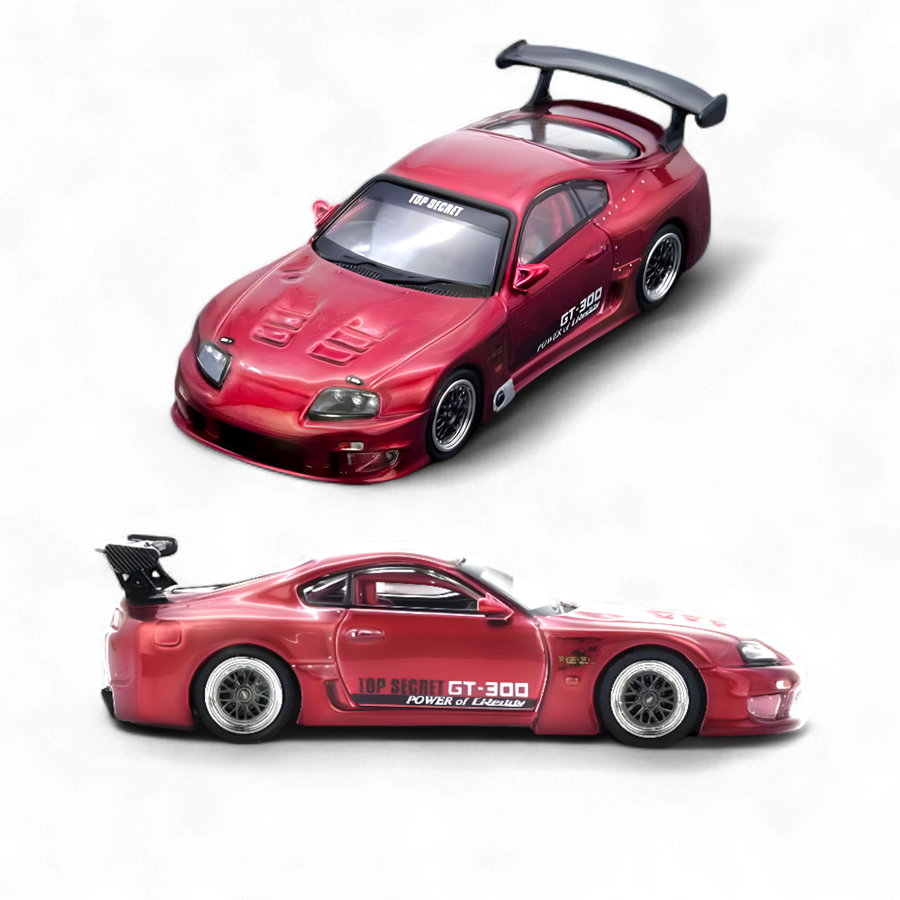 Toyota Supra A80 Top Secret - Red 1:64 by INNO64 