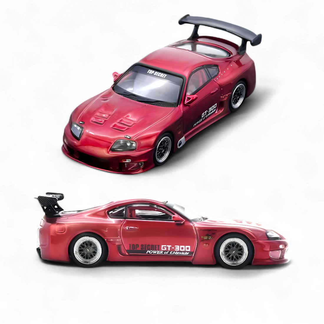 Toyota Supra A80 Top Secret - Red 1:64 by INNO64 