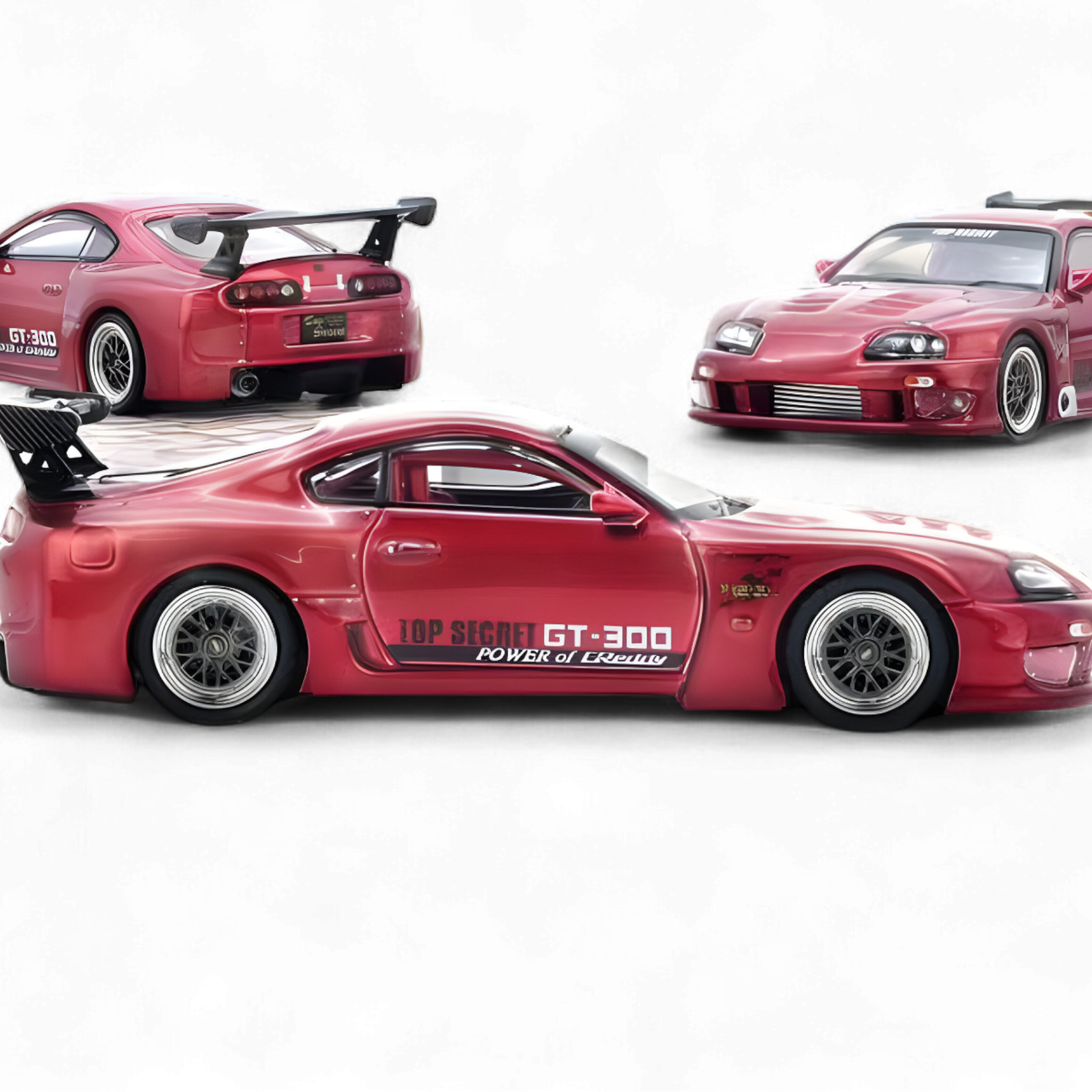 Toyota Supra A80 Top Secret - Red 1:64 by INNO64  2