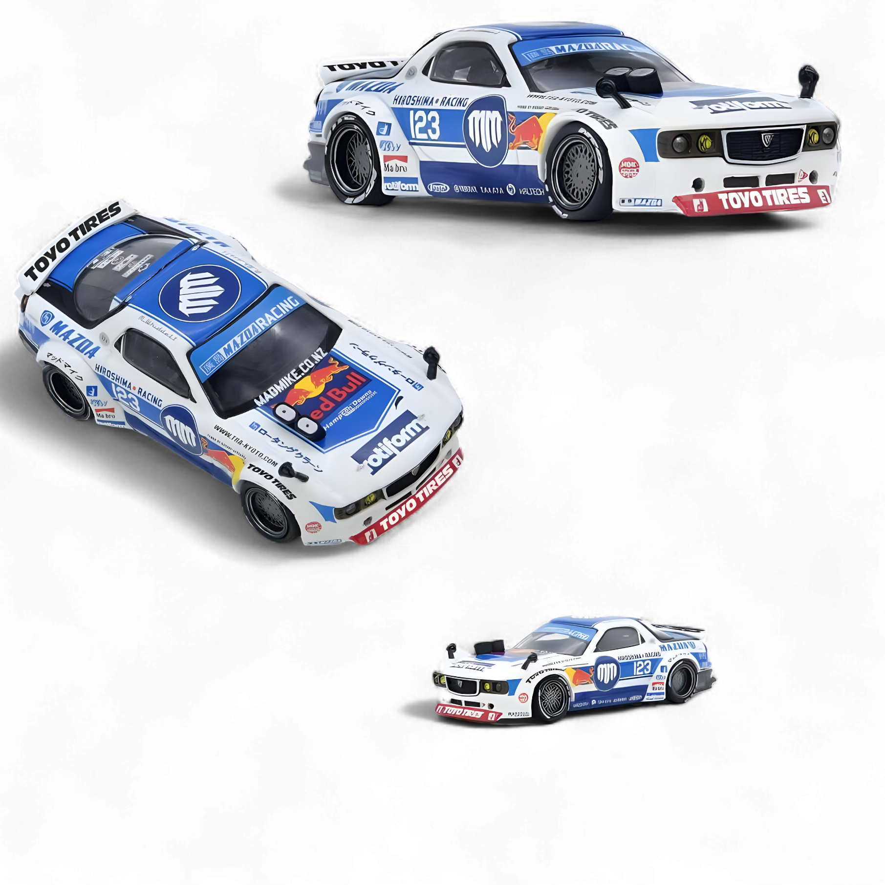 Mazda RX-7 FD3S Pandem Rocket Bunny MADBUL MADLAB Collection 001 - 1:64 by INNO64 