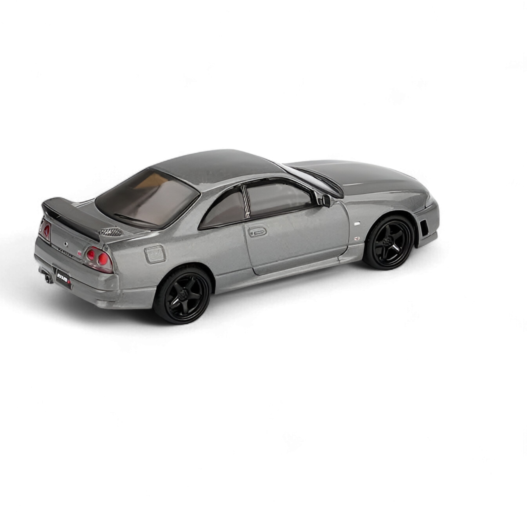 Side profile of Mini GT Nissan Skyline GT-R BCNR33 collectible