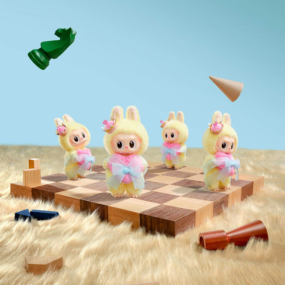 THE MONSTERS - Let's Checkmate Series-Vinyl Plush Hanging Card 3