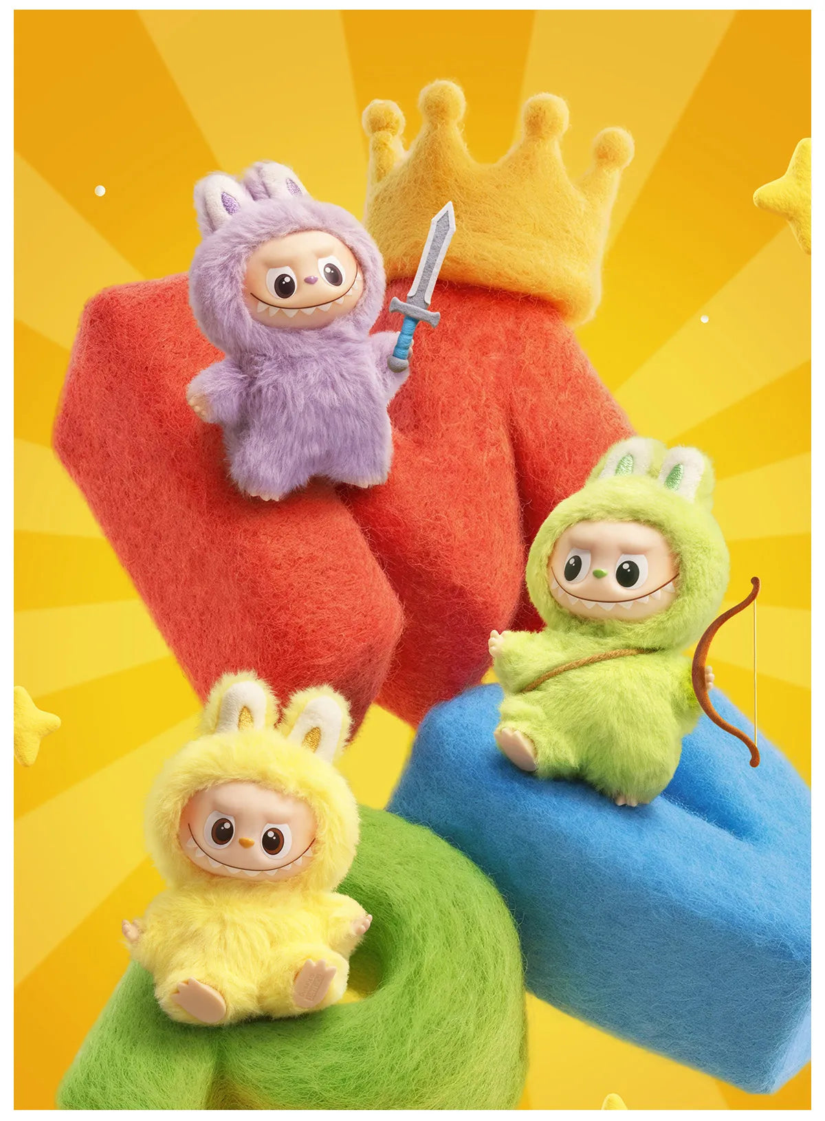 Pop Mart Labubu Pin for Love Series Blind Box (N-Z) Blue 13