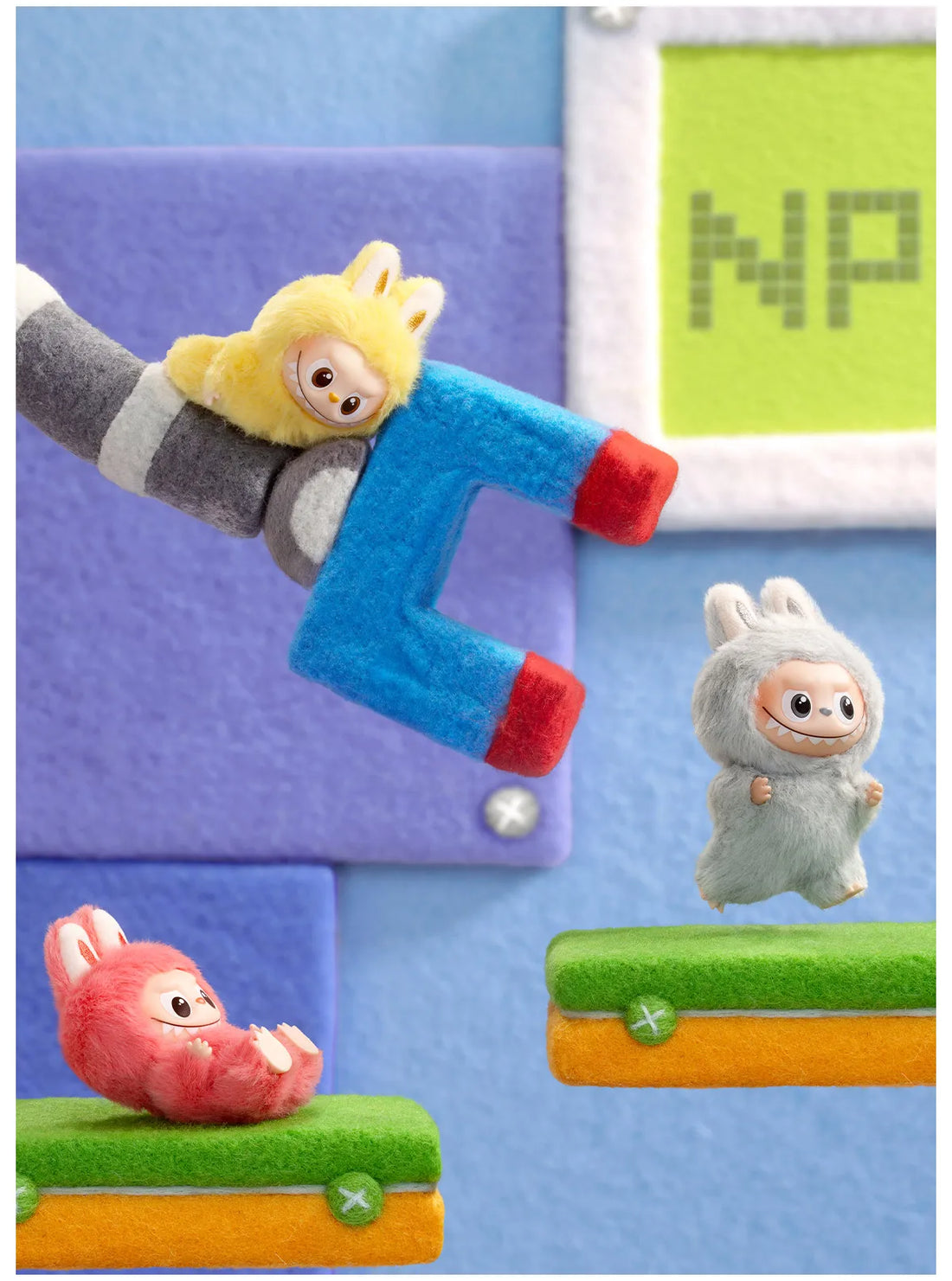 Pop Mart Labubu Pin for Love Series Blind Box (A-M) Yellow