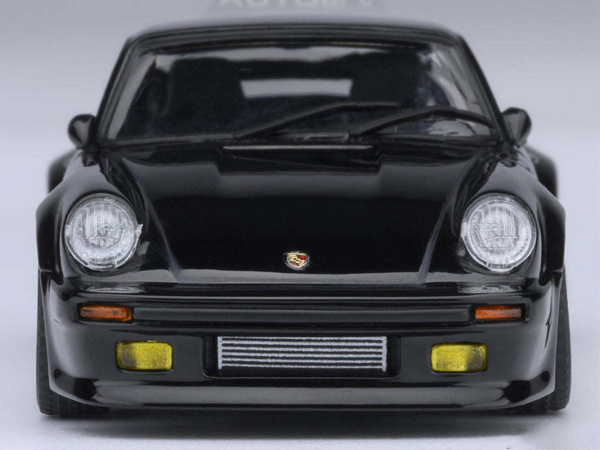 Porsche 911 (930) Turbo "Blackbird" Black "Wangan Midnight - Comic #1 Version" Manga 1/64 Model Car by Autoart-3