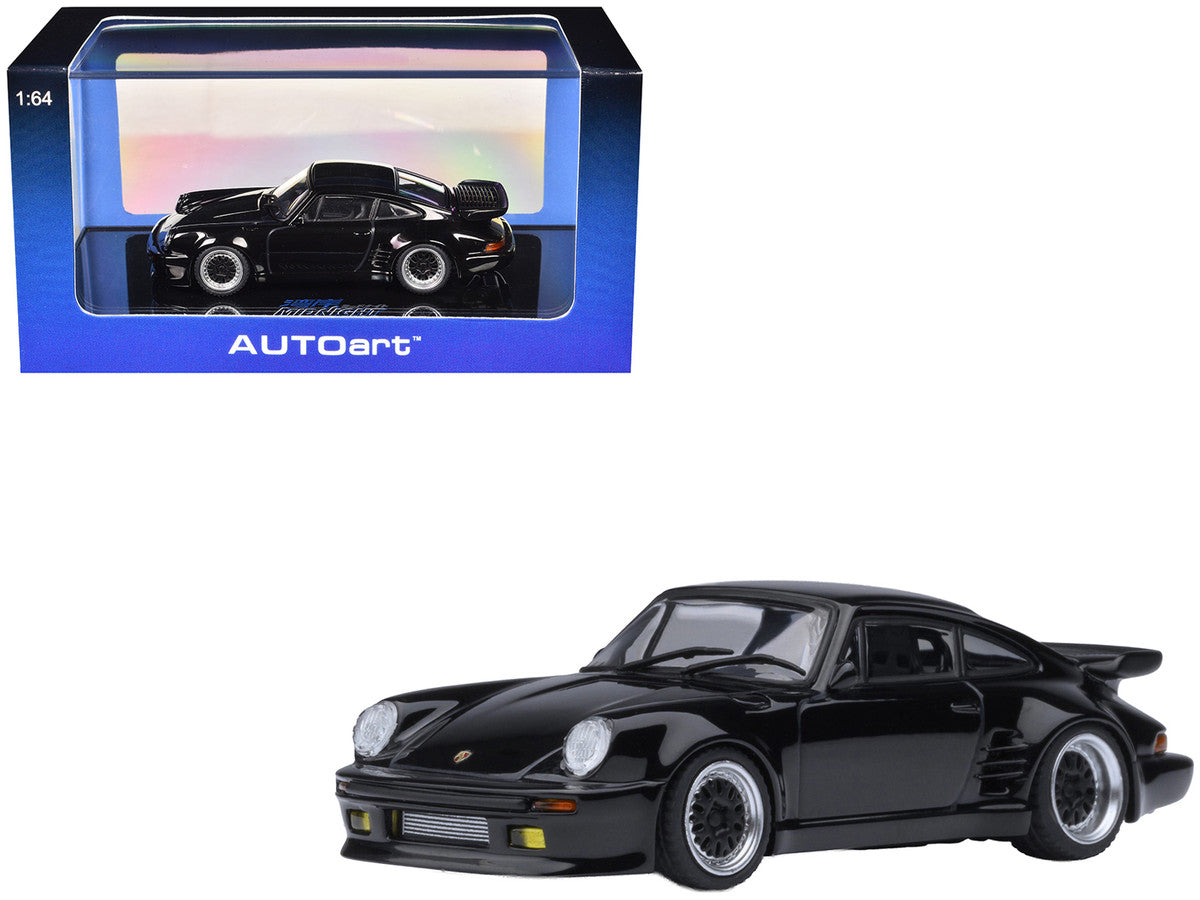 Porsche 911 (930) Turbo "Blackbird" Black "Wangan Midnight - Comic #1 Version" Manga 1/64 Model Car by Autoart-4