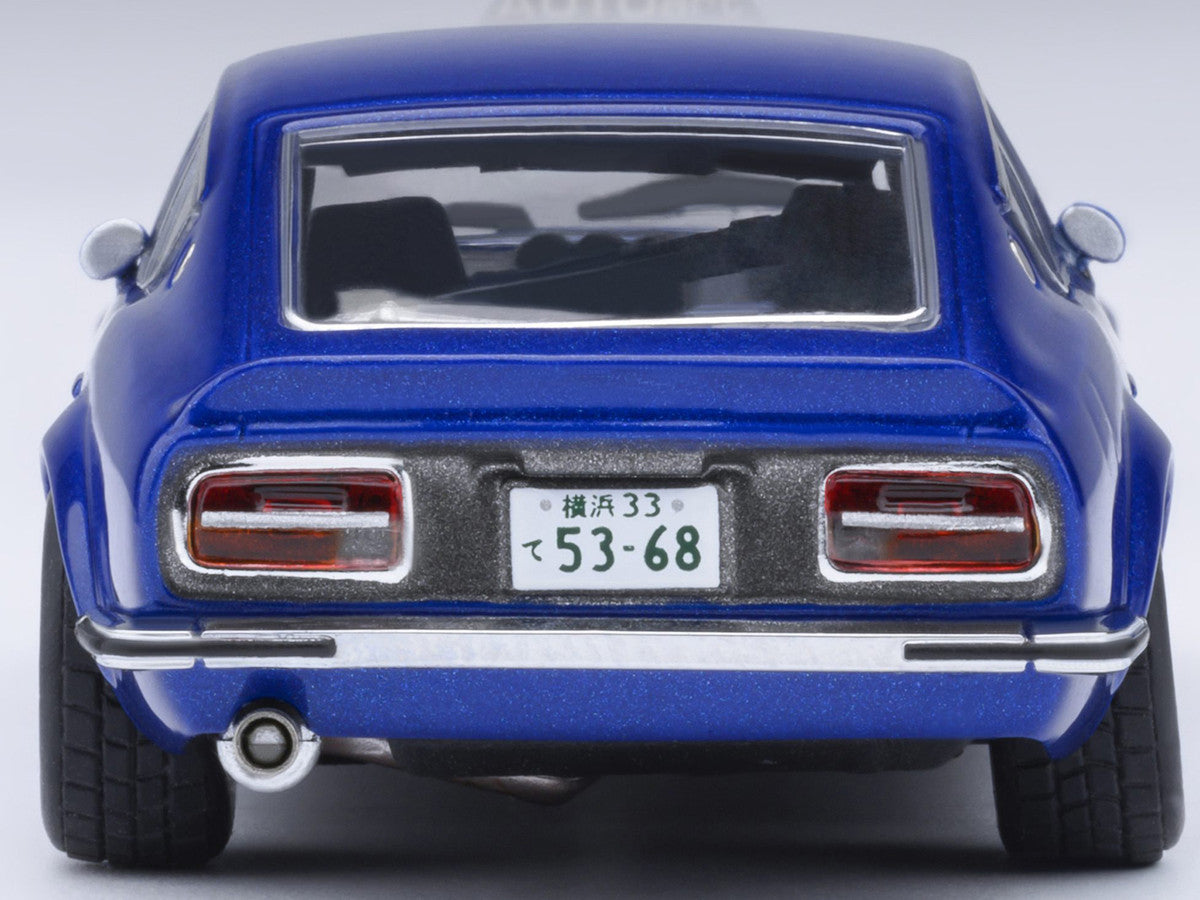 Nissan Fairlady Z RHD (Right Hand Drive) "Akuma No Z" Blue Metallic "Wangan Midnight - Comic #4 Version" Manga 1/64 Model Car by Autoart 2