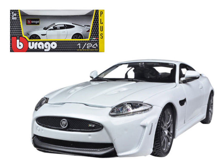 Jaguar XKR-S White 1/24 Diecast Car Model by Bburago-0