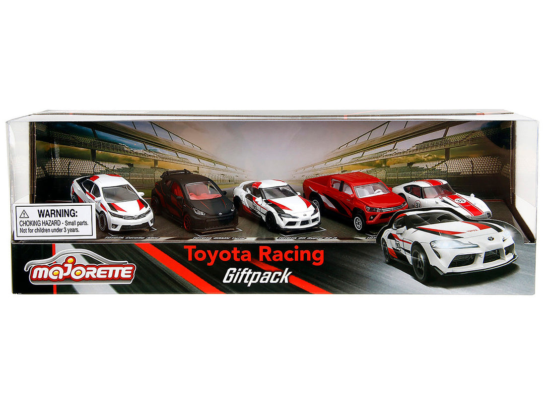 Toyota Racing Giftpack (2024) 5 piece Set 1/64 Diecast Model Cars by Majorette-2