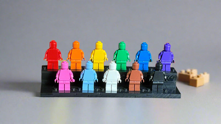 Pride Tribute Set - 11 Custom Monochrome Figures  – Brick Compatible Minifigures for Lego 2