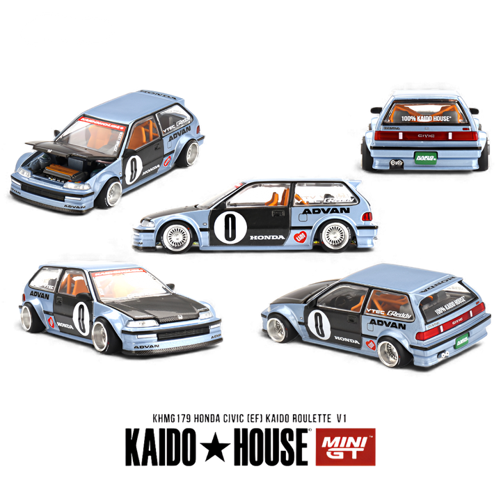 Honda Civic EF 1:64 by Mini GT x Kaido House 