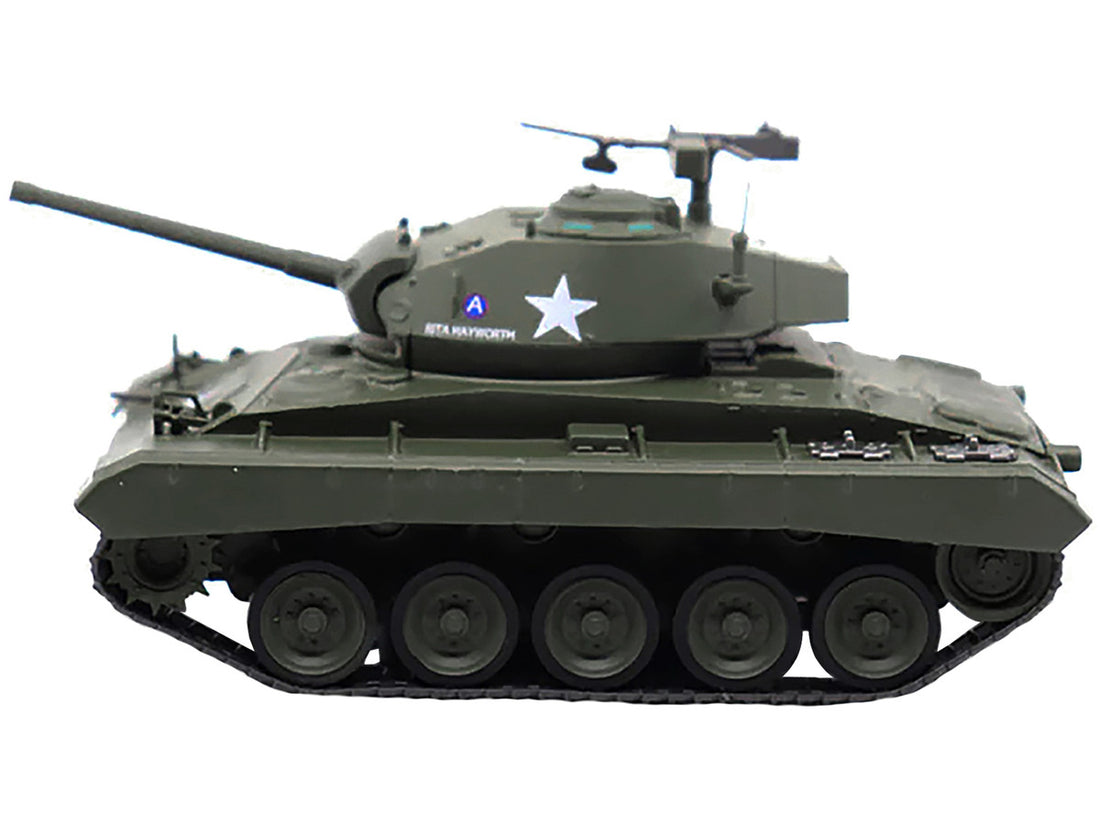 M24 Chaffee Light Tank "Rita Hayworth" "U.S.A. 2nd Cavalry Reconnaissance Squadron Germany 1945" 1/43 Diecast Model by AFVs of WWII-1
