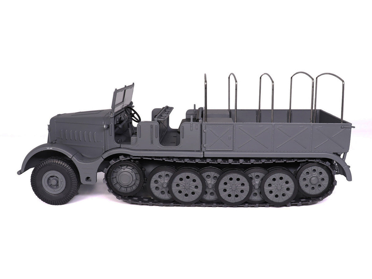 Sd.Kfz. 9 18-Ton FAMO AFV Gray "German Army" 1/43 Diecast Model by Militaria Die Cast-0