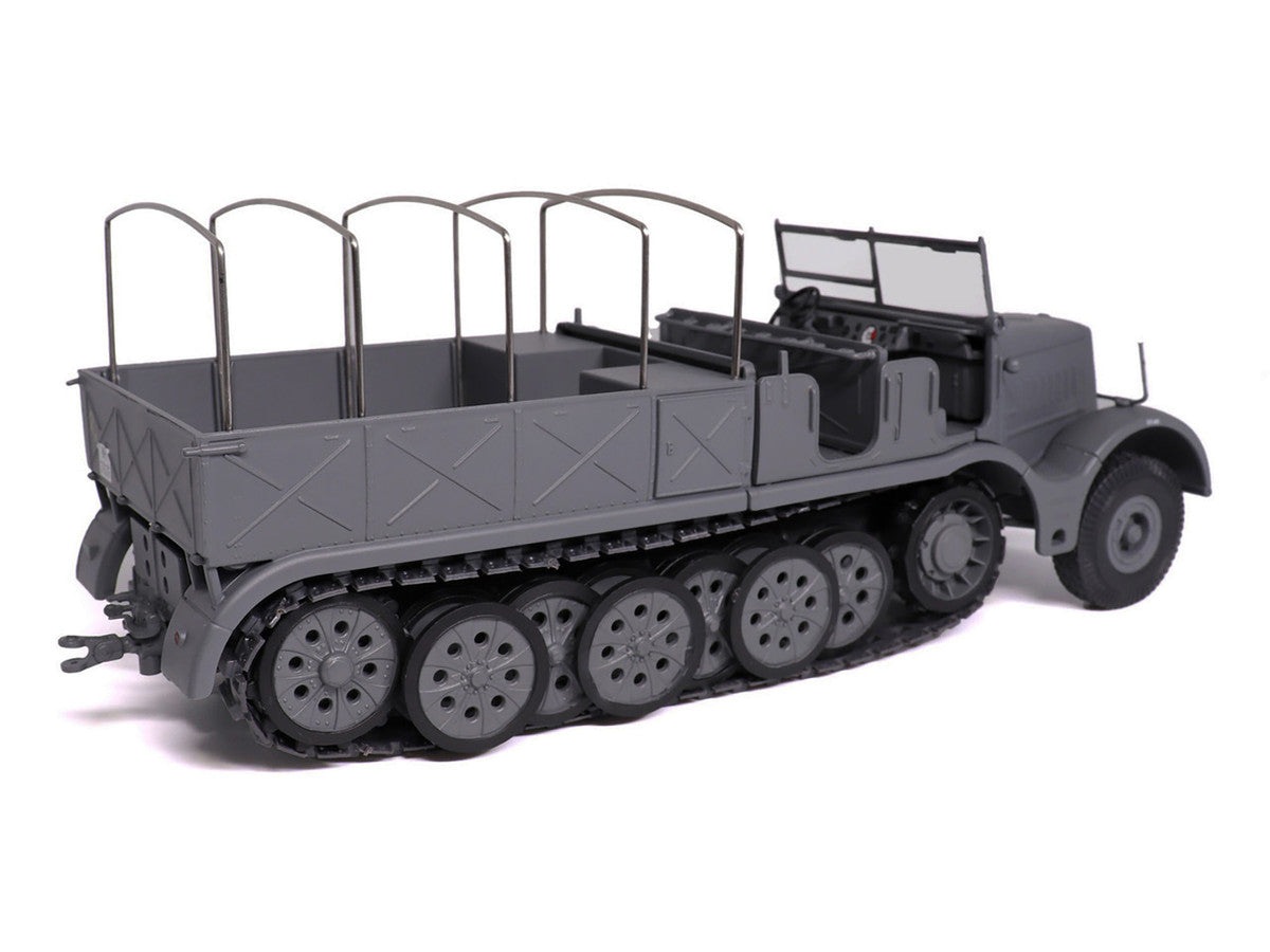 Sd.Kfz. 9 18-Ton FAMO AFV Gray "German Army" 1/43 Diecast Model by Militaria Die Cast-1