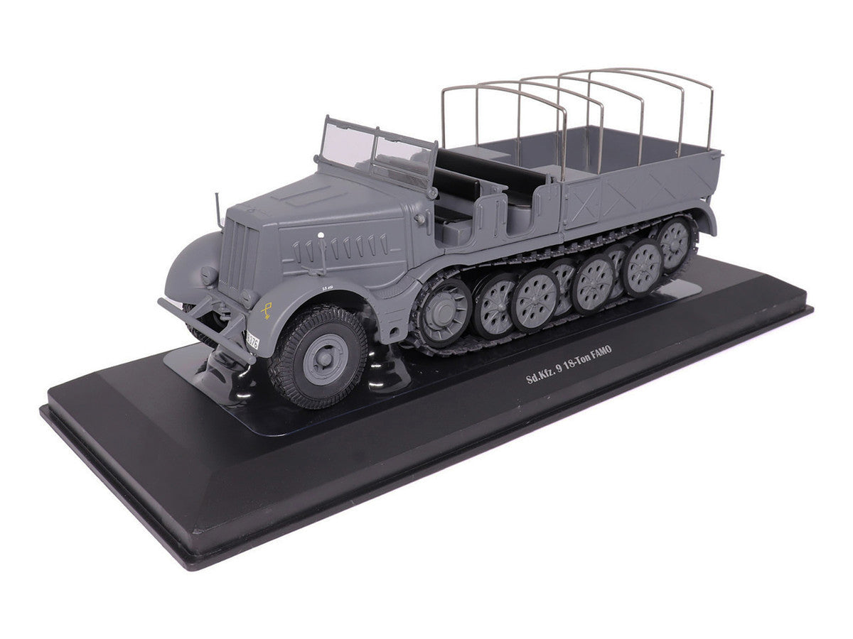 Sd.Kfz. 9 18-Ton FAMO AFV Gray "German Army" 1/43 Diecast Model by Militaria Die Cast-2