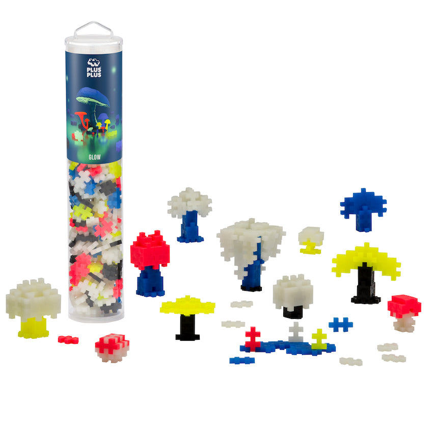 Plus Plus - Tube 240 pieces - GLOW Puzzle Blocks Design Examples